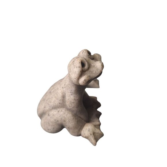 Quarry Critters Frita Frog 2000 Figurine Resin Stone Vintage Smile Sitting - Picture 9 of 10